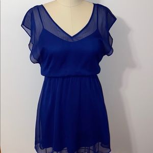 Flowy blue Express dress